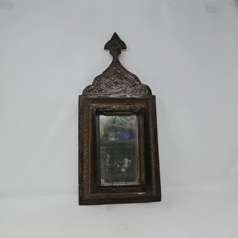 ANTIQUE INDO PERSIAN HAND PAINTED PAPIER MACHE ISLAMIC WALL ART 7